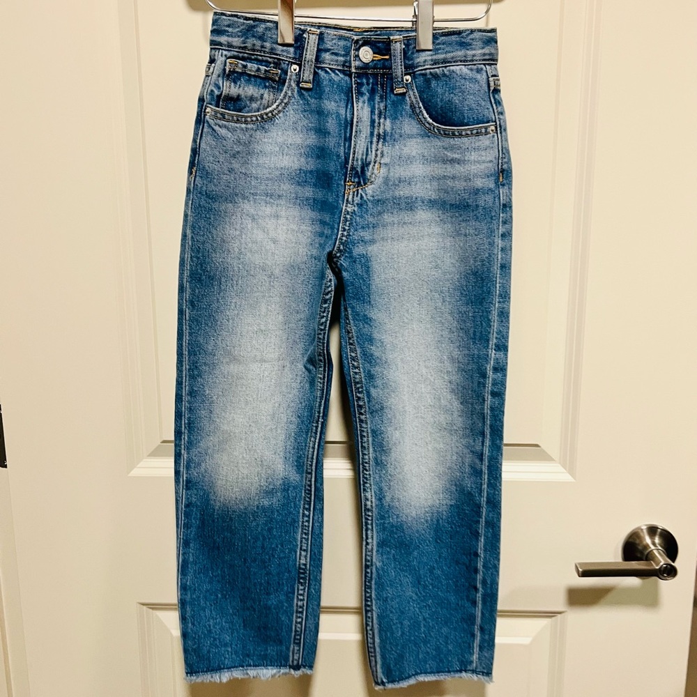 Old Navy Slouchy Straight High Rise Girls Jeans